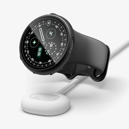 Custodia Spigen Thin Fit 360 per Google Pixel Watch Series da 41 mm, nera ACS11750