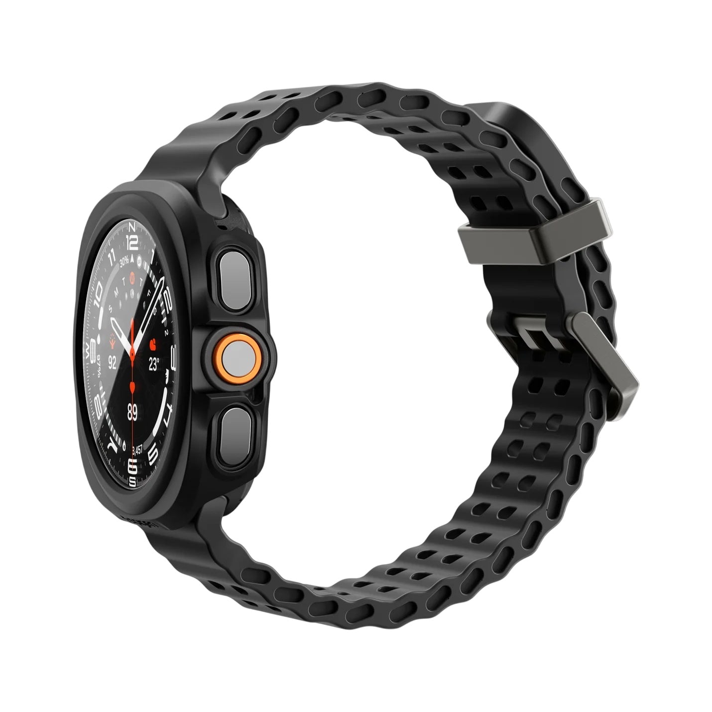 Custodia Spigen Thin Fit 360 per Samsung Galaxy Watch Ultra2, Nera ACS11609