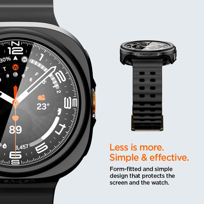 Custodia Spigen Thin Fit 360 per Samsung Galaxy Watch Ultra2, Nera ACS11609