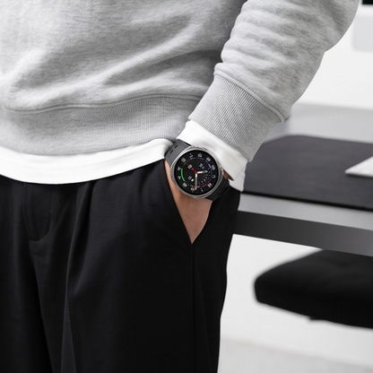 Custodia Tech-Protect Defense per Samsung Galaxy Watch9 / Watch8 40mm, Set 2 pezzi, Nera / Trasparente