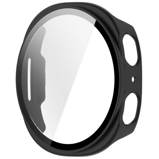 Custodia Tech-Protect Defense per Samsung Galaxy Watch 9 / Watch8 44mm, Set 2 pezzi, Nera / Trasparente