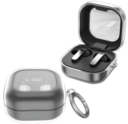 Custodia Tech-Protect Flexair per Samsung Galaxy Buds4 / Buds4 Pro, Trasparente