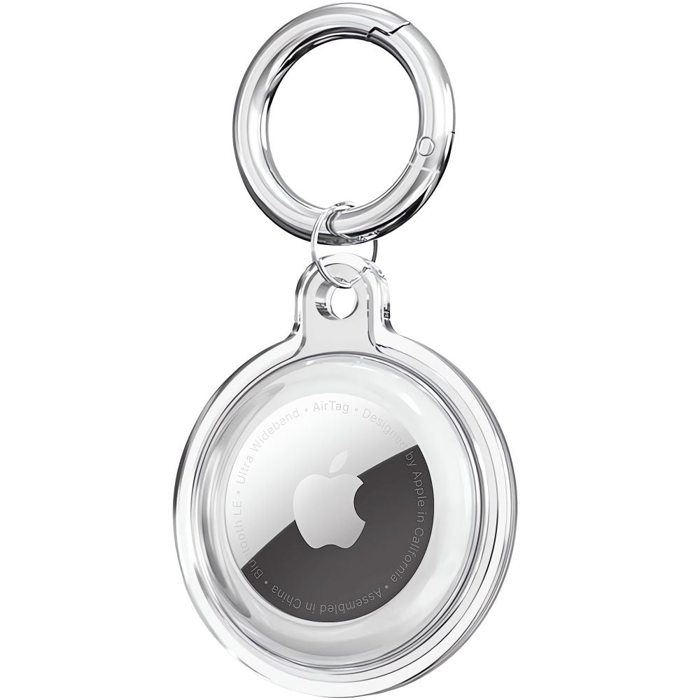 Custodia Tech-Protect Icon per Apple AirTag, Set 4 pezzi, Trasparente