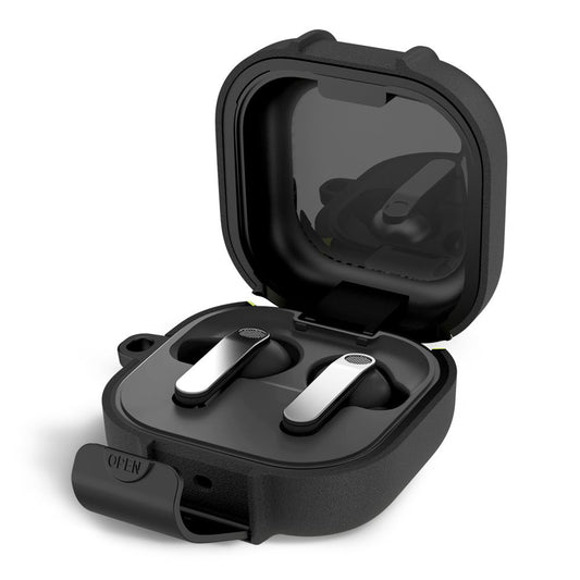 Custodia Tech-Protect Slim Hook per Samsung Galaxy Buds4 / Buds4 Pro, Nera