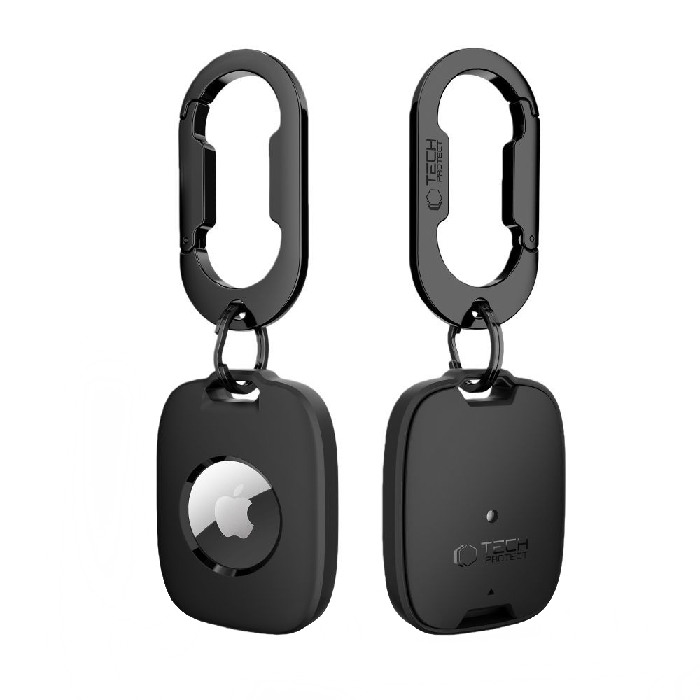 Custodia Tech-Protect Velar per Apple AirTag, Nera