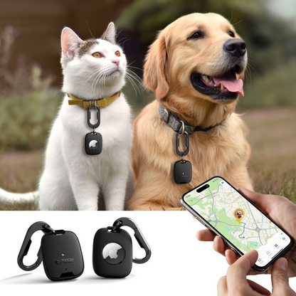 Custodia Tech-Protect Velar per Apple AirTag, Nera