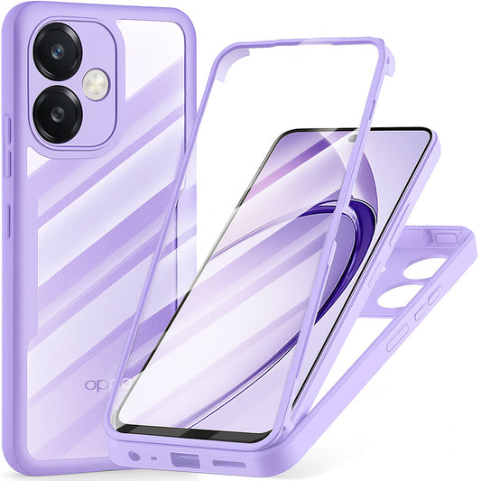 Custodia per Oppo A3 4G / A3 5G, Techsuit, ColorVerse 360, Viola