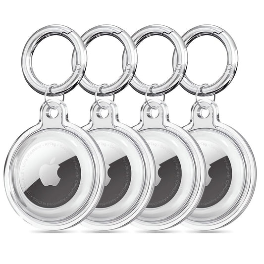 Custodia Techsuit CT15 per Apple AirTag, Trasparente