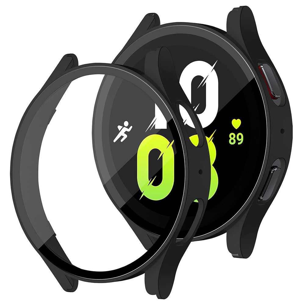 Custodia Techsuit Defense360 Pro per Samsung Galaxy Watch6 / Watch5 / Watch4 Serie 40mm, Nera