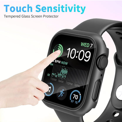 Custodia Techsuit Defense360 Pro per Apple Watch 44mm Series, Nera