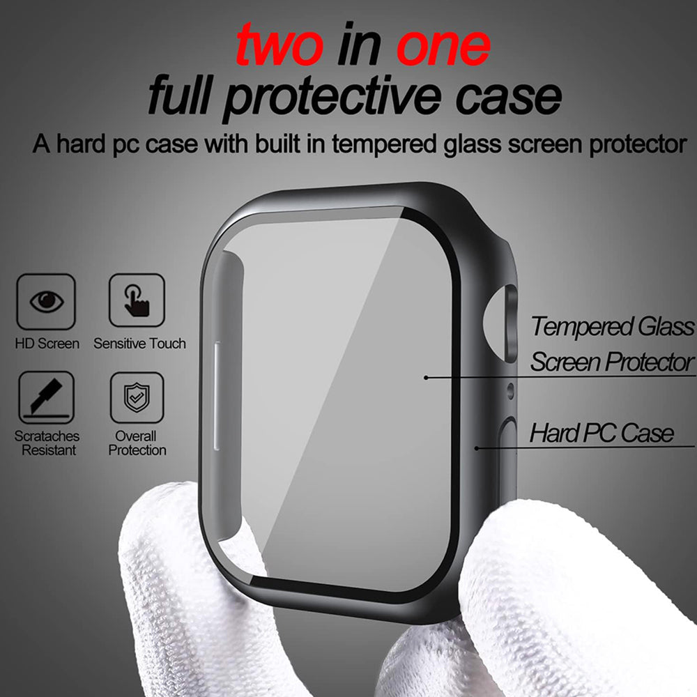Custodia Techsuit Defense360 Pro per Apple Watch 7 41mm Series, Nera