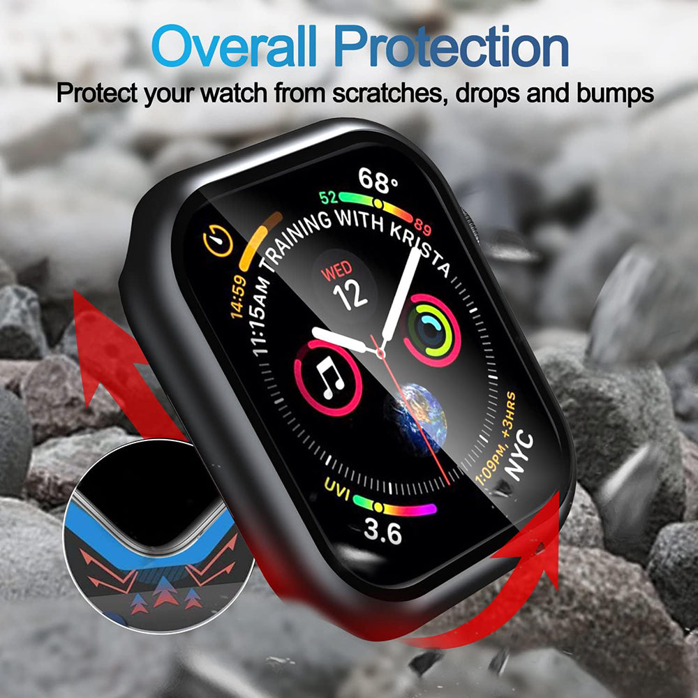 Custodia Techsuit Defense360 Pro per Apple Watch 7 41mm Series, Nera