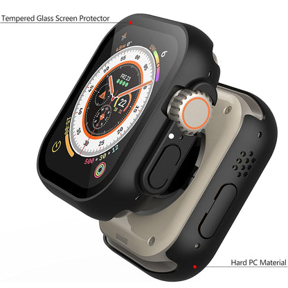 Custodia Techsuit Defense360 Pro per Apple Watch Ultra Series, Nera