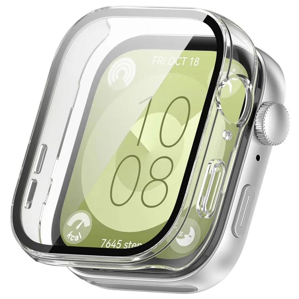 Custodia Techsuit Defense360 Pro per Huawei Watch Fit 3, Trasparente