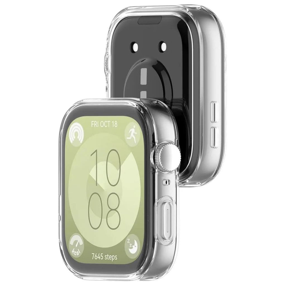Custodia Techsuit Defense360 Pro per Huawei Watch Fit 3, Trasparente