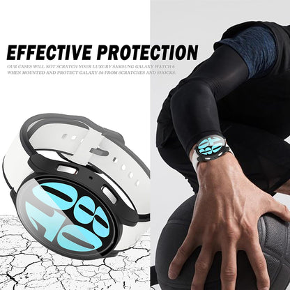 Custodia Techsuit Defense360 Pro per Samsung Galaxy Watch6 40mm, Trasparente