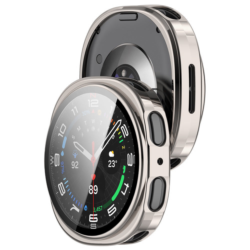 Custodia Techsuit Defense360 Pro per Samsung Galaxy Watch9 / Watch8 40mm, Argento Perlato