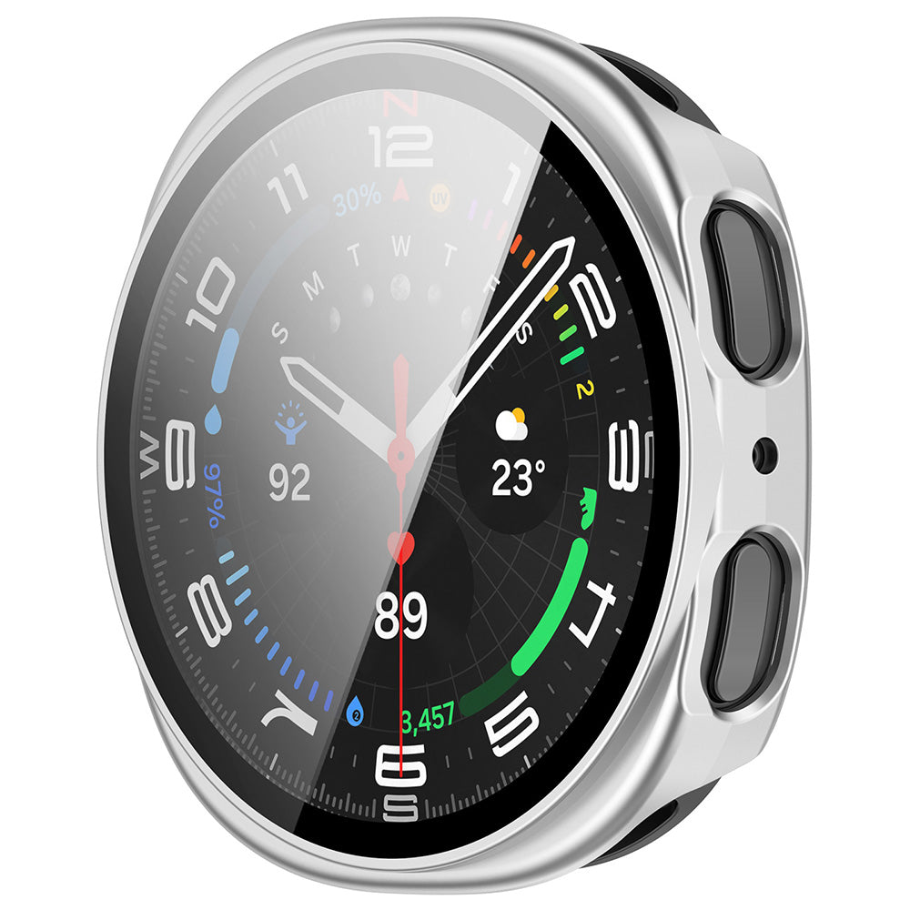 Custodia Techsuit Defense360 Pro per Samsung Galaxy Watch9 / Watch8 44mm, Argento
