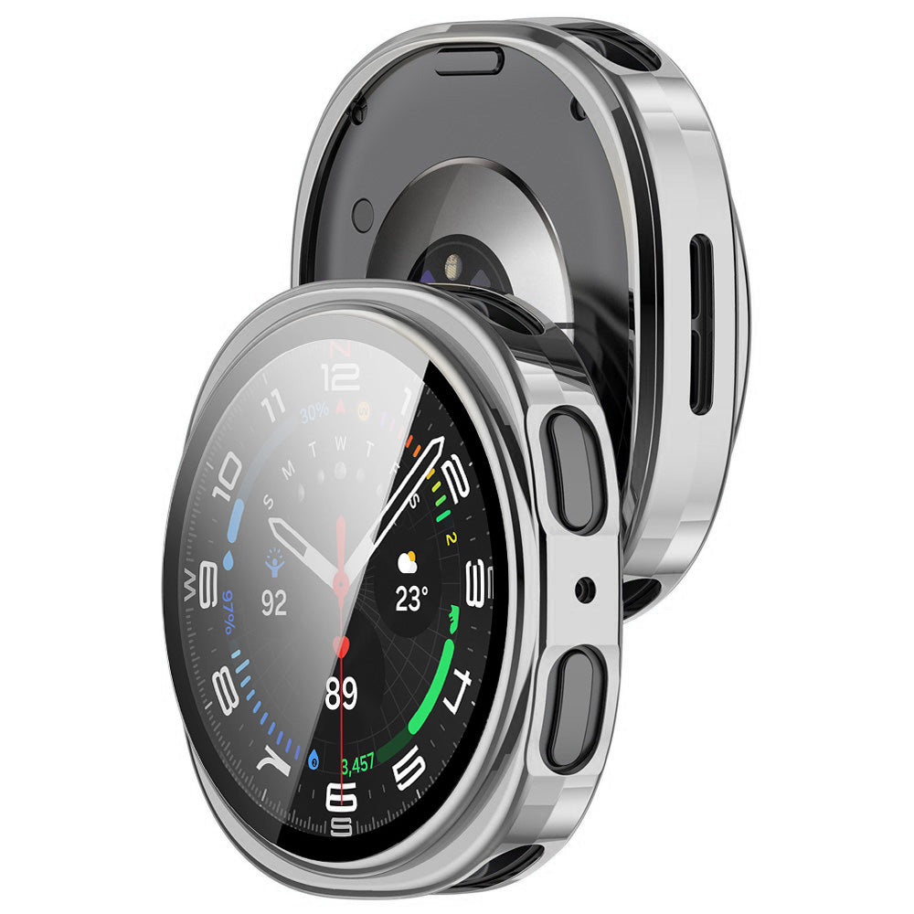 Custodia Techsuit Defense360 Pro per Samsung Galaxy Watch9 / Watch8 44mm, Argento