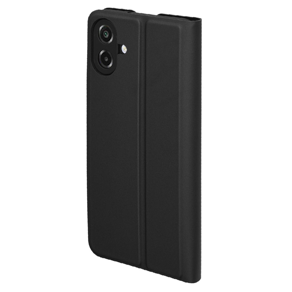 Custodia per Samsung Galaxy A07 4G A075, Techsuit, Magskin Book, Nera