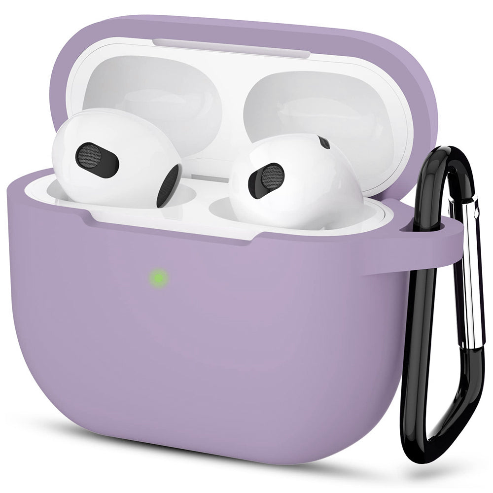 Custodia Techsuit Silicone per Apple AirPods 3, Viola