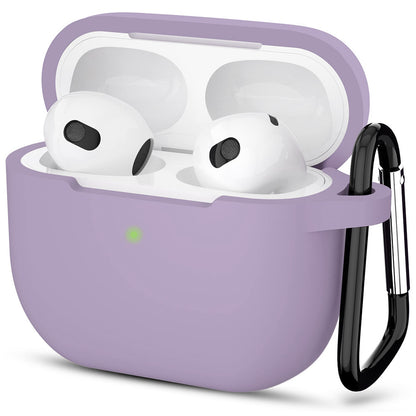 Custodia Techsuit Silicone per Apple AirPods 3, Viola