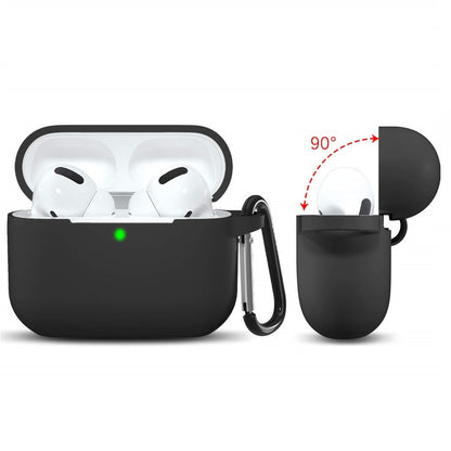 Custodia Techsuit Silicone per Apple AirPods 3, Nera