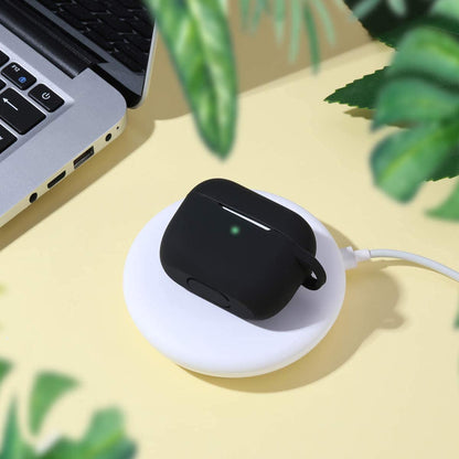 Custodia Techsuit Silicone per Apple AirPods 3, Nera