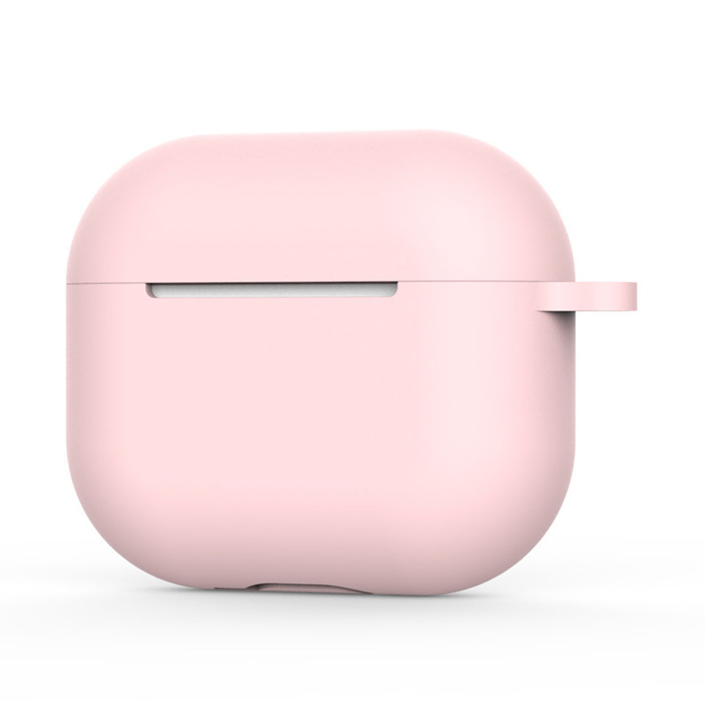 Custodia Techsuit Silicone per Apple AirPods 4, Rosa Chiaro