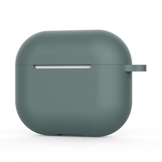 Custodia Techsuit Silicone per Apple AirPods 4, Verde Scuro