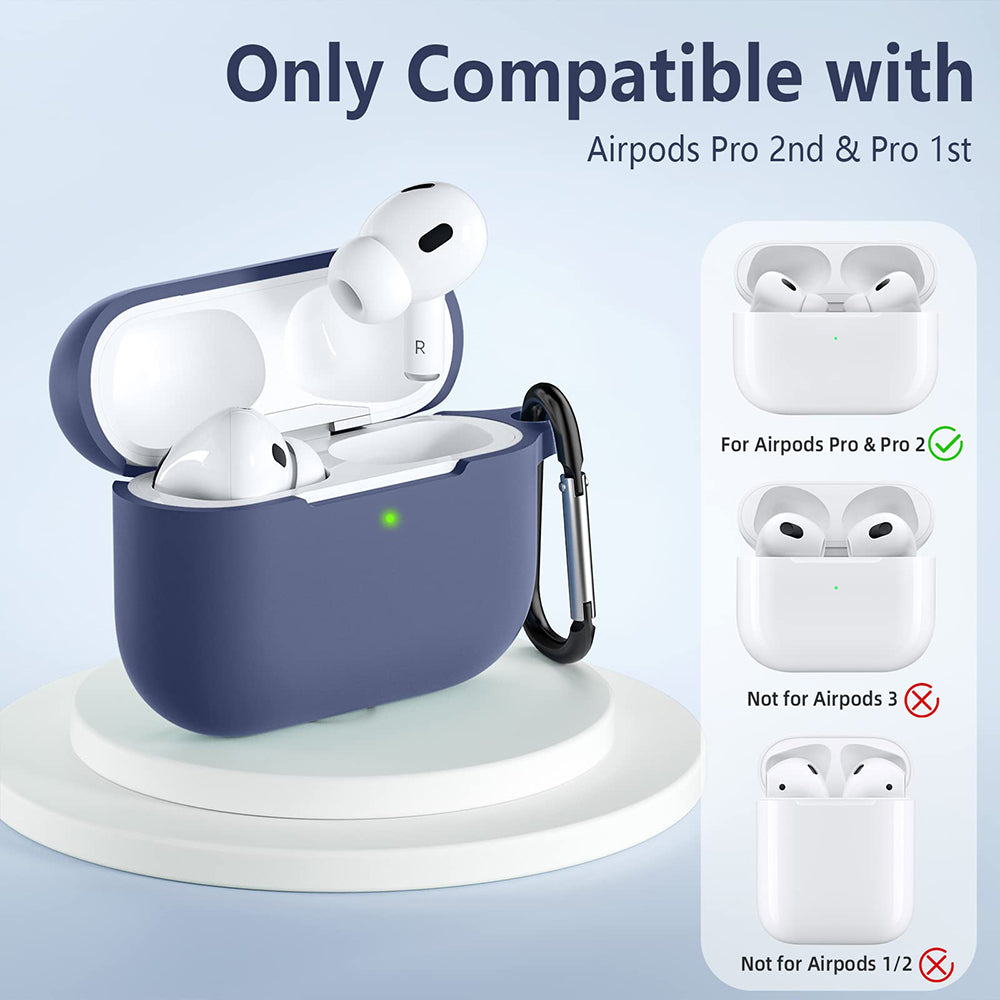Custodia Techsuit Silicone per Apple AirPods Pro Series, Grigio