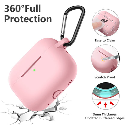 Custodia Techsuit Silicone per Apple AirPods Pro Series, Rosa