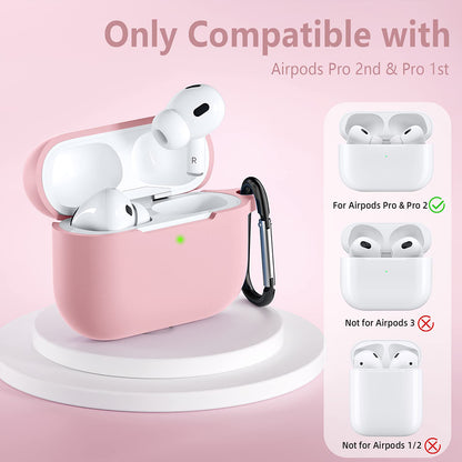 Custodia Techsuit Silicone per Apple AirPods Pro Series, Rosa