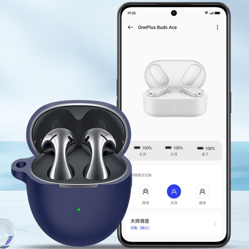 Custodia Techsuit Silicone per Huawei FreeBuds 5, Nera