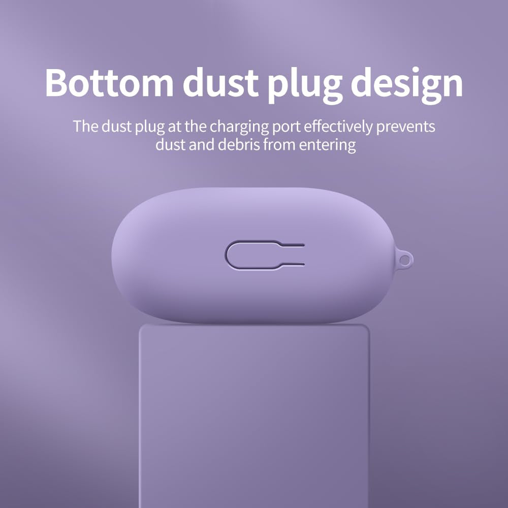 Custodia Techsuit Silicone per Huawei FreeClip, Nera