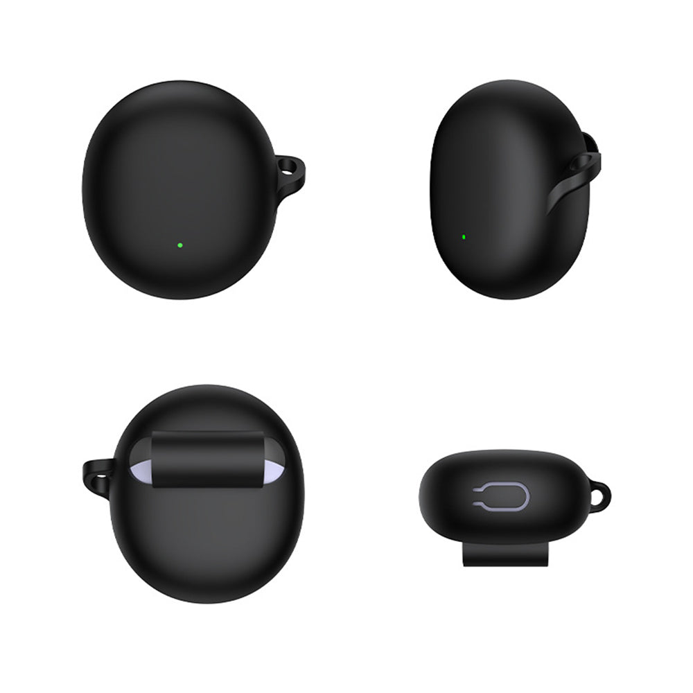 Custodia Techsuit Silicone per Oppo Enco Air3, Nera