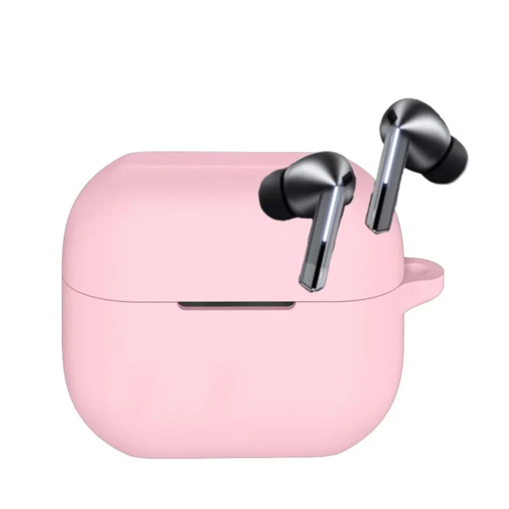 Custodia Techsuit Silicone per Samsung Galaxy Buds3 FE / Buds3 Pro / Buds3, Rosa
