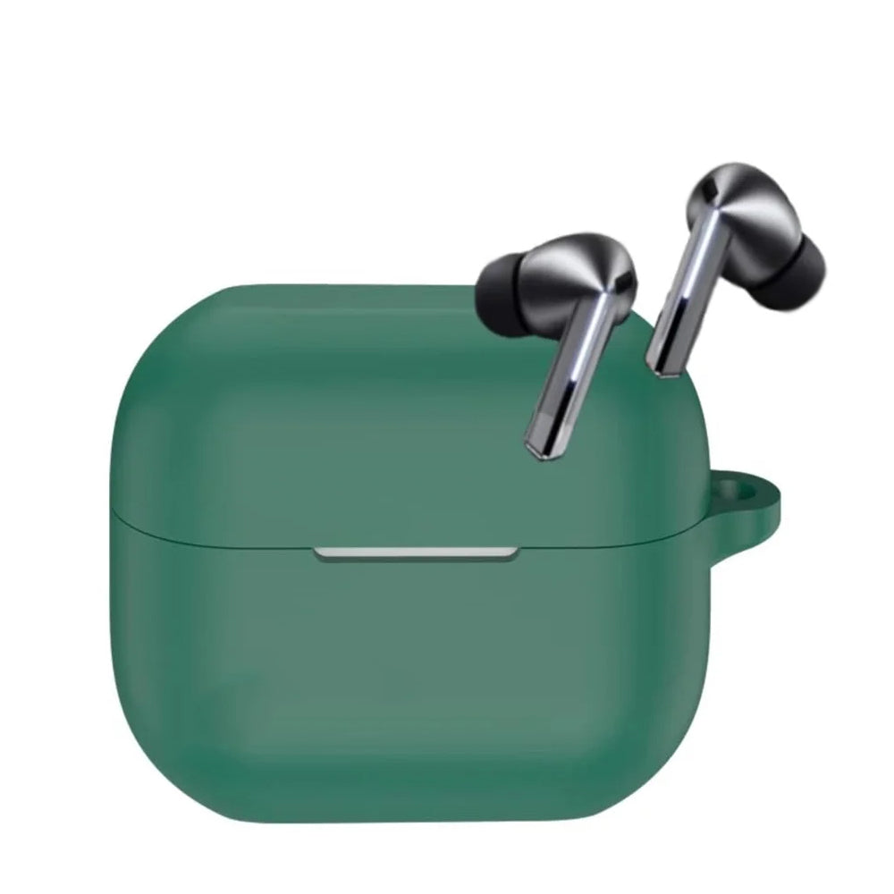 Custodia Techsuit Silicone per Samsung Galaxy Buds3 FE / Buds3 Pro / Buds3, Verde
