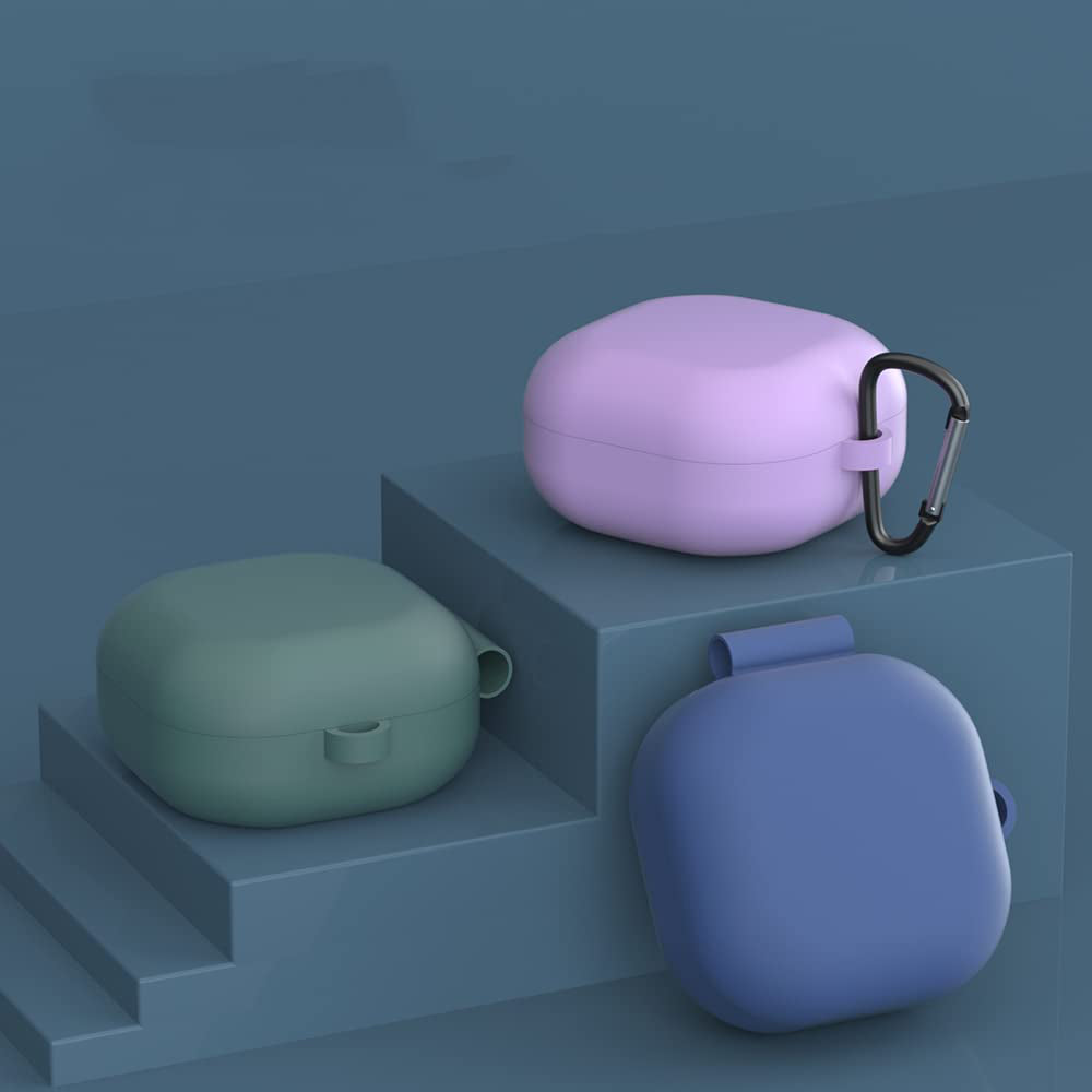Custodia Techsuit Silicone per Samsung Galaxy Buds FE / Buds2 Pro / Buds2 / Buds Pro / Buds Live, Nera