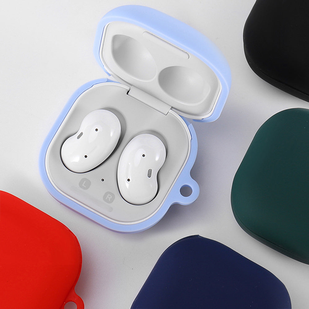 Custodia Techsuit Silicone per Samsung Galaxy Buds FE / Buds2 Pro / Buds2 / Buds Pro / Buds Live, Nera