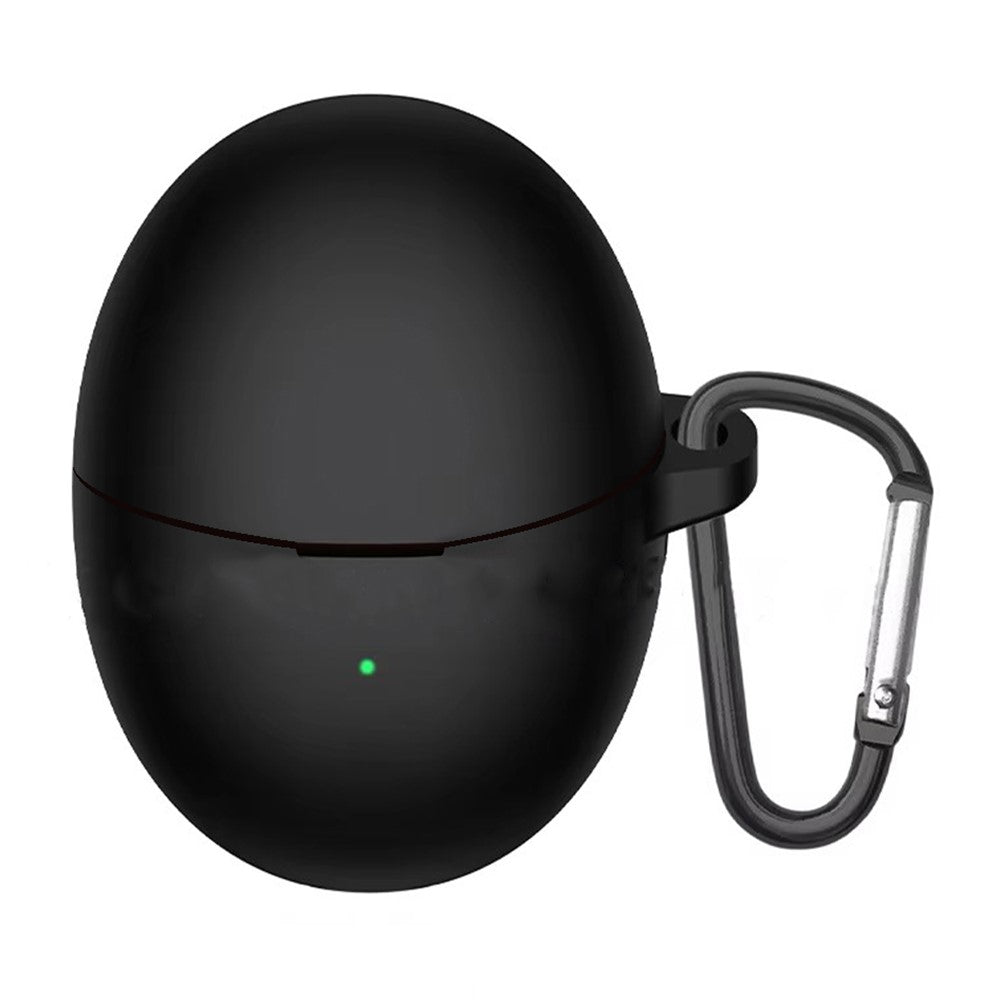 Custodia Techsuit Silicone per Huawei FreeBuds 6, Nera