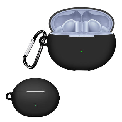 Custodia Techsuit Silicone per Huawei FreeBuds 6i, Nera