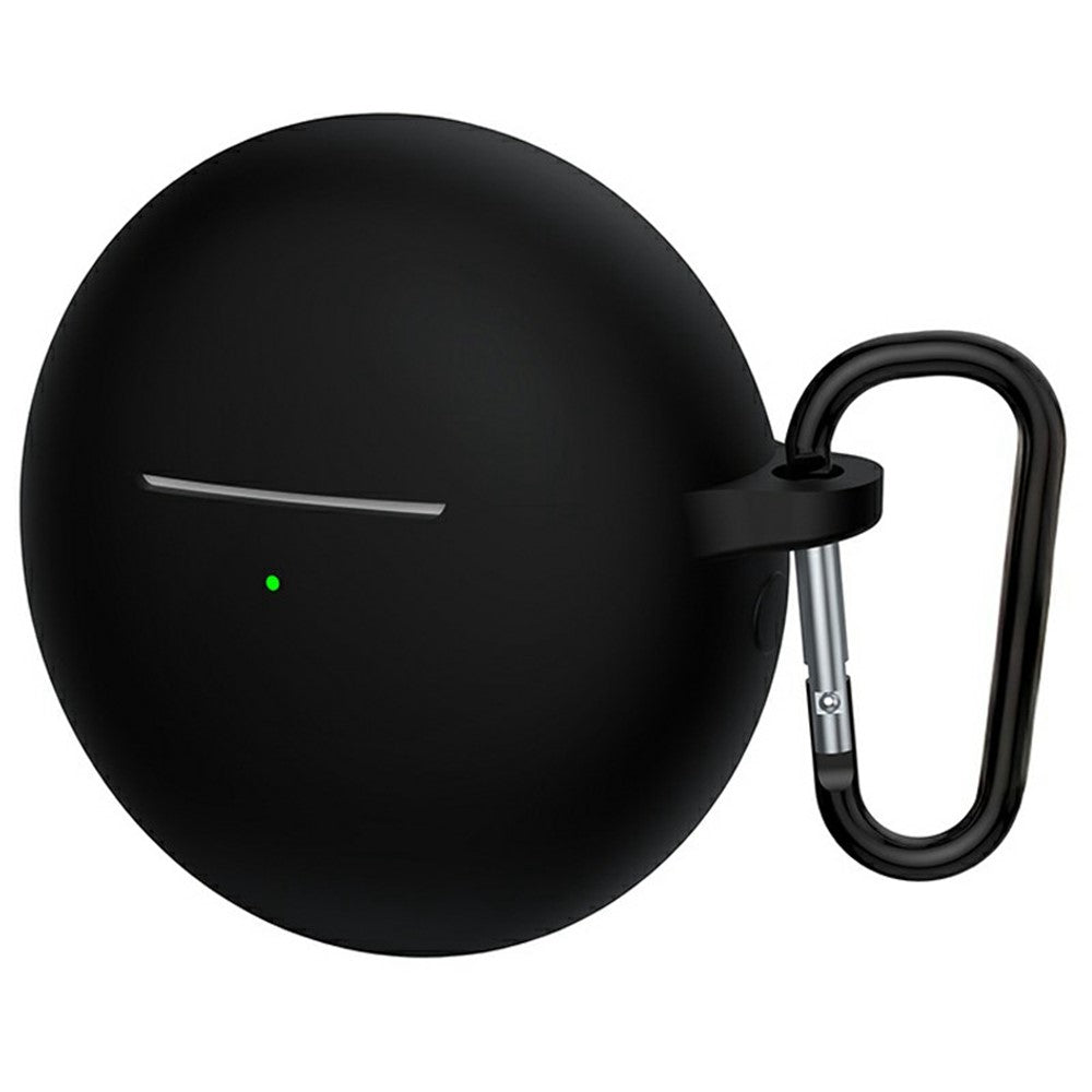 Custodia Techsuit Silicone per Huawei FreeBuds 7i, Nera