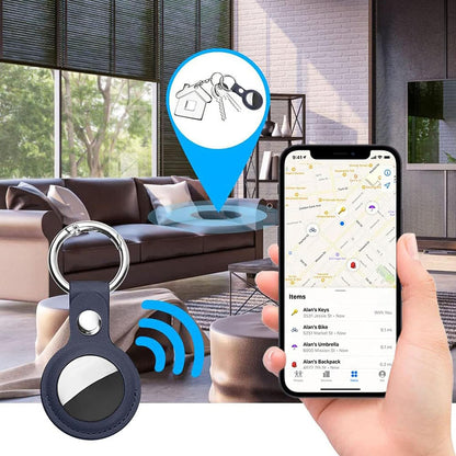 Custodia Techsuit SLH1 per Apple AirTag, Blu