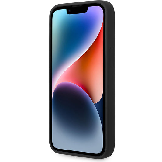 Custodia per Apple iPhone 14 Plus, Karl Lagerfeld, Silicone Karl's Head, Nera