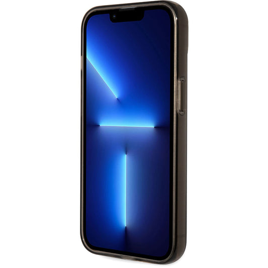 Custodia per Apple iPhone 14 Plus, Karl Lagerfeld, IML Ikonik NFT, Nera Trasparente
