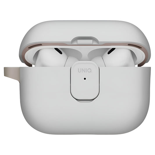 Custodia UNIQ Clyde per Apple AirPods Pro 3, Grigio Beige