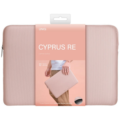 Custodia UNIQ Cyprus Ridge per Laptop max. 14 pollici, Rosa