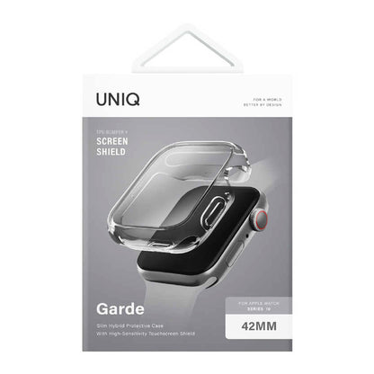 Custodia UNIQ Garde per Apple Watch Series 11 42mm, Trasparente