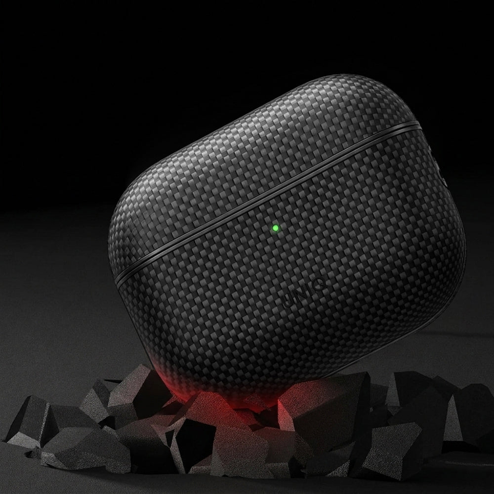 Custodia UNIQ Keva Prime per Apple AirPods Pro 3, Nera